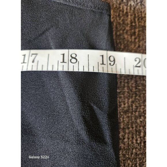 T8  Paper Crane Black Sleeveless Blouse with Back Zipper - Picture 6 of 10